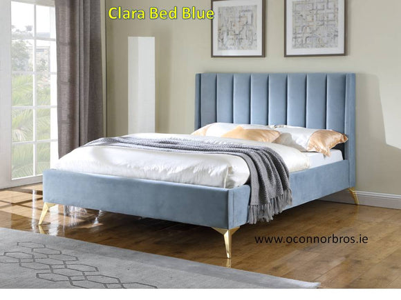 Clara 4'6 Blue Bed Complete