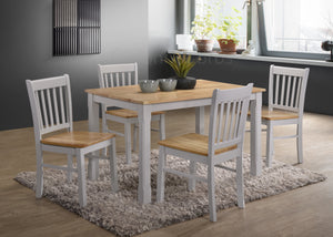 HJ-Bolton Grey & Oak Dining Set