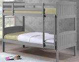Grey Cassie Bunk Bed Complete